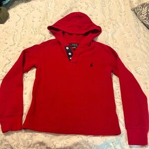 POLO Ralph Lauren Long Sleeve thermal Shirt with hood